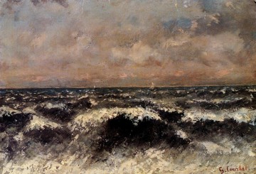 ギュスターヴ・クールベ Painting - 海洋写実主義の画家ギュスターヴ・クールベ